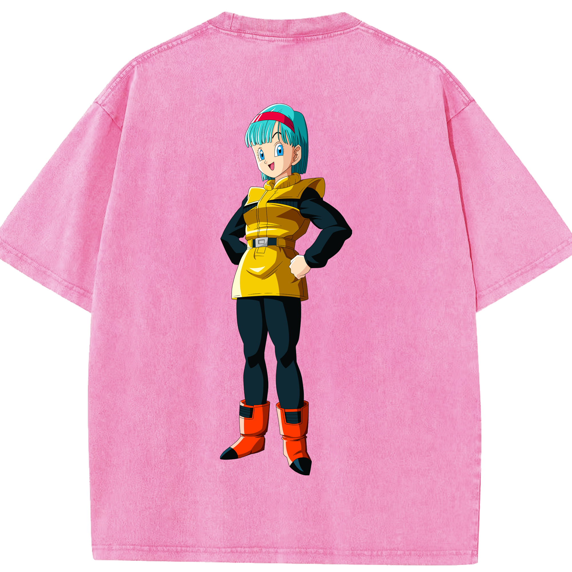 （画像用） ドラゴンボール DRAGON BALL 綿100% ヴィンテージ風 半袖Tシャツ（背面プリント）